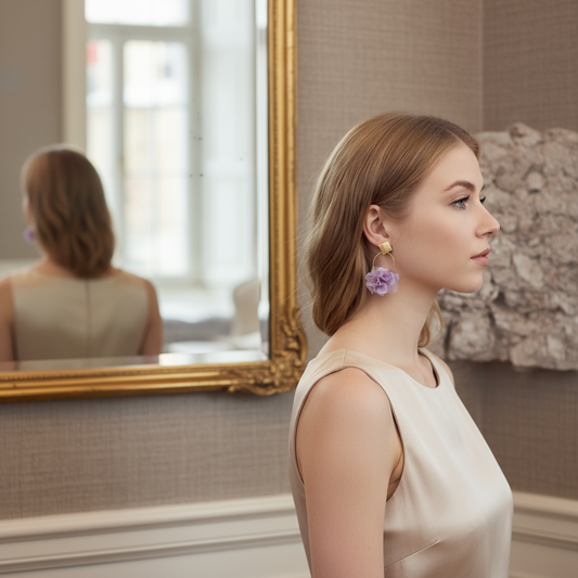 El secreto de un look de invitada equilibrado