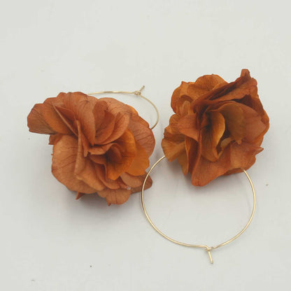 Pendientes Aro Hortensia