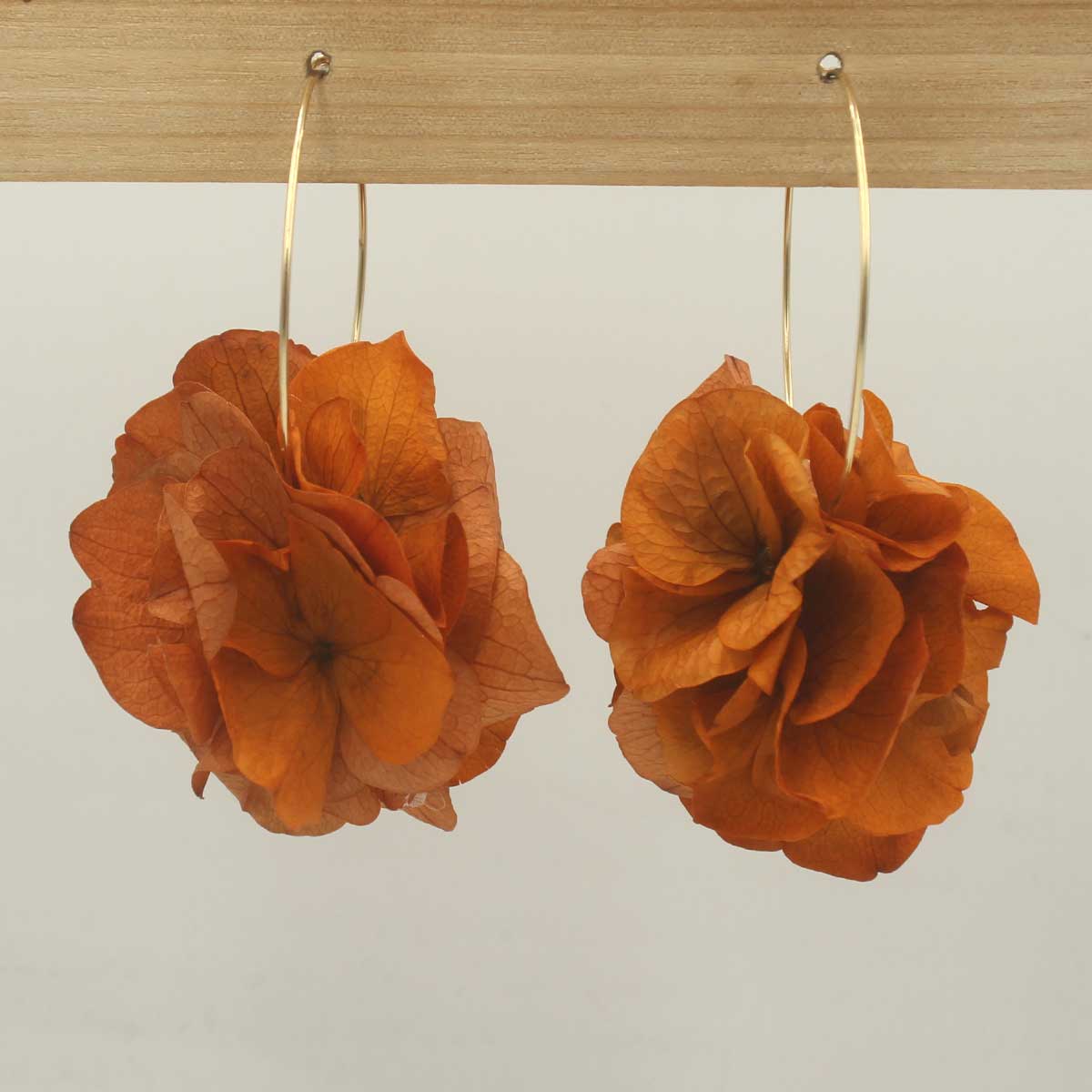 Pendientes Aro Hortensia