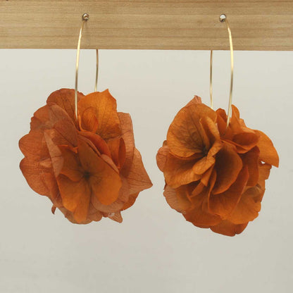 Pendientes Aro Hortensia