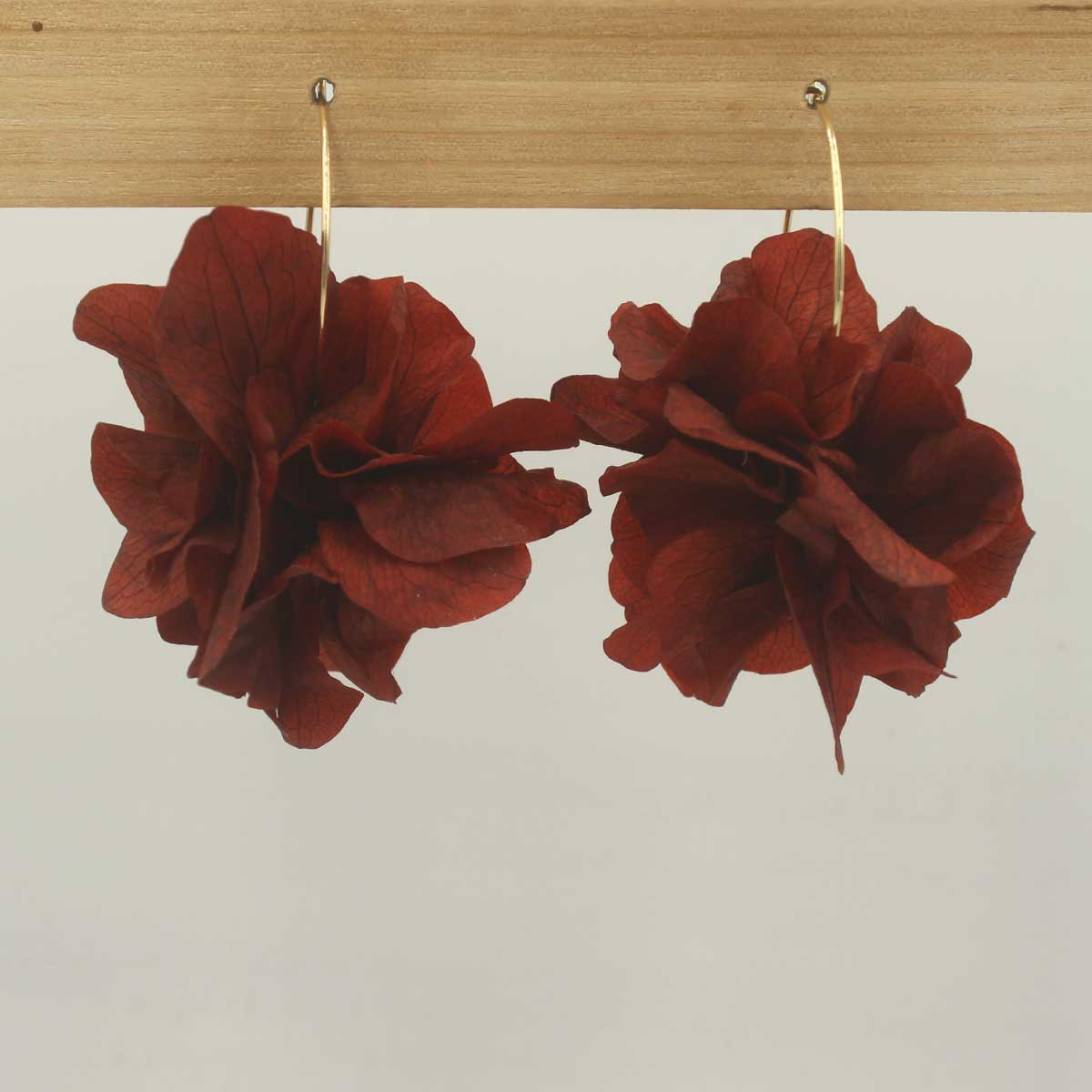 Pendientes Aro Hortensia