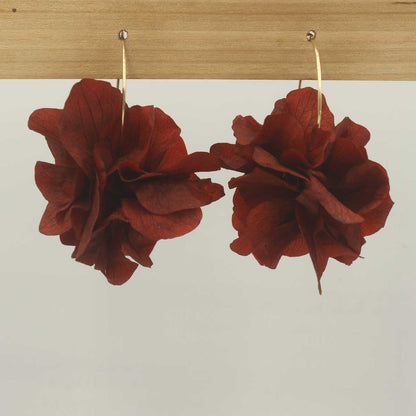 Pendientes Aro Hortensia