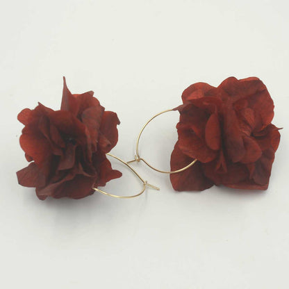 Pendientes Aro Hortensia