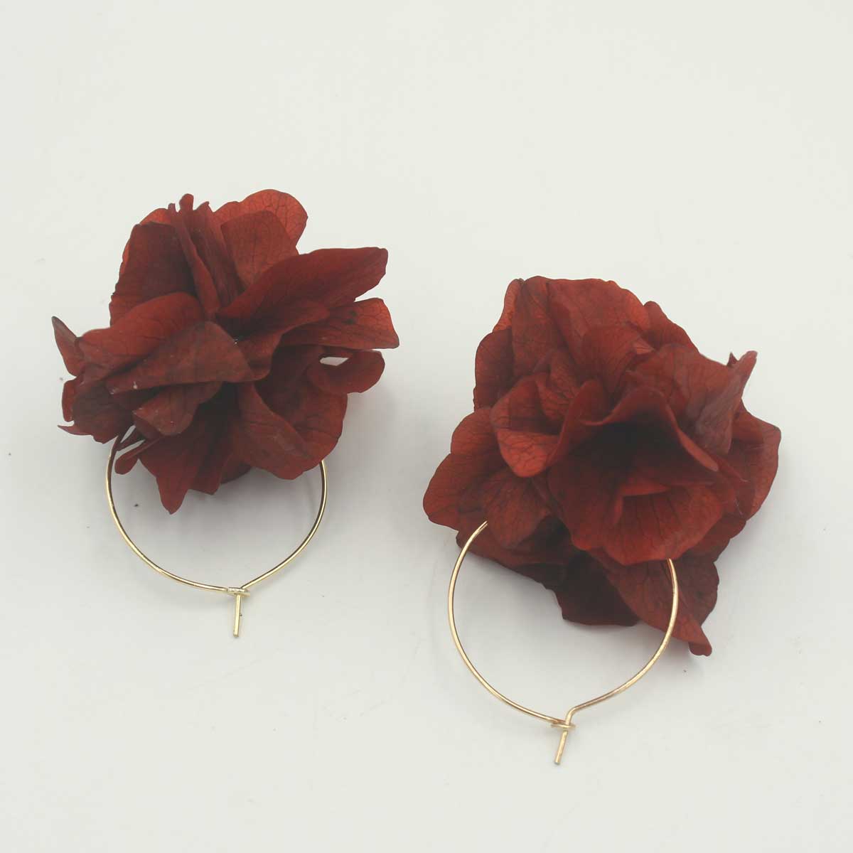 Pendientes Aro Hortensia