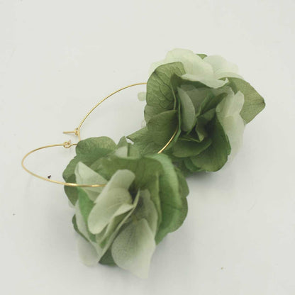 Pendientes Aro Hortensia