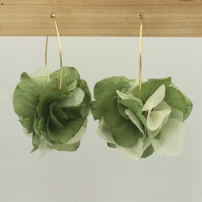 Pendientes Aro Hortensia