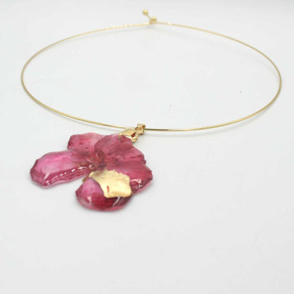 Collar Geranio fresa