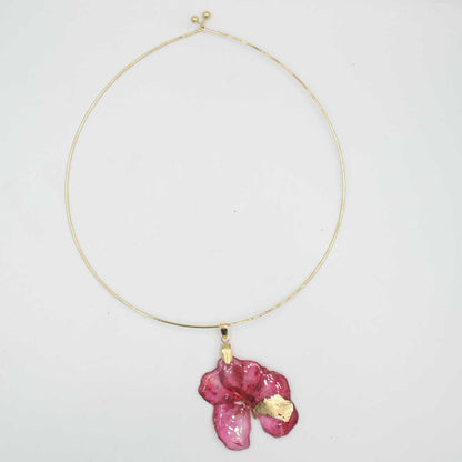 Collar Geranio fresa