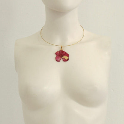Collar Geranio fresa