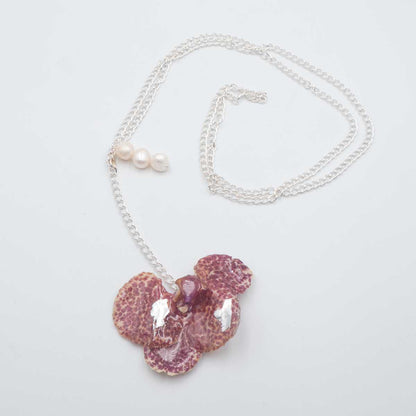 Collar de Orquídea Natural Monforte con orquídeas naturales