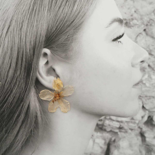 Pendientes Botón Almendro