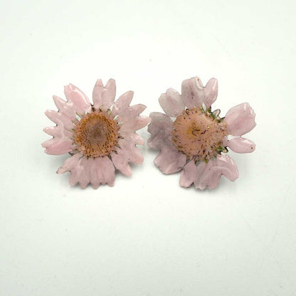 Pendientes de Flores Naturales Camomila - 2 Colores