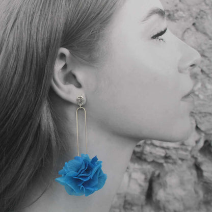 Pendientes Azulón