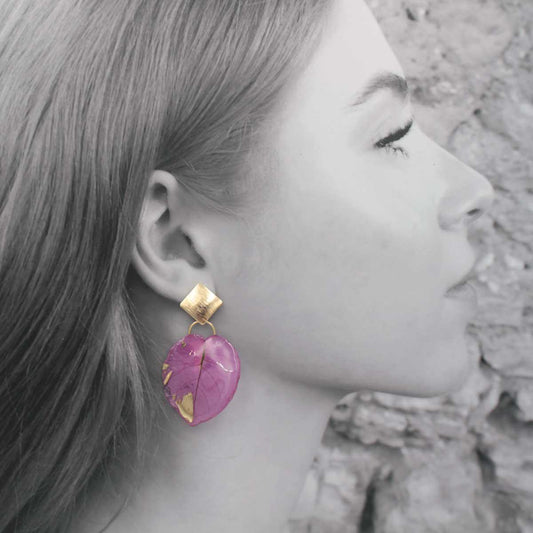 Pendientes Buganvilla